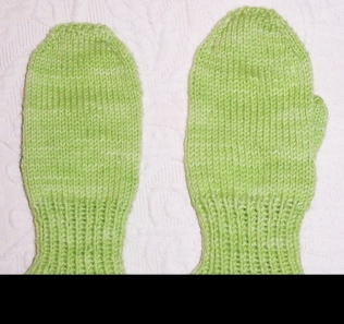Sample of the mittens